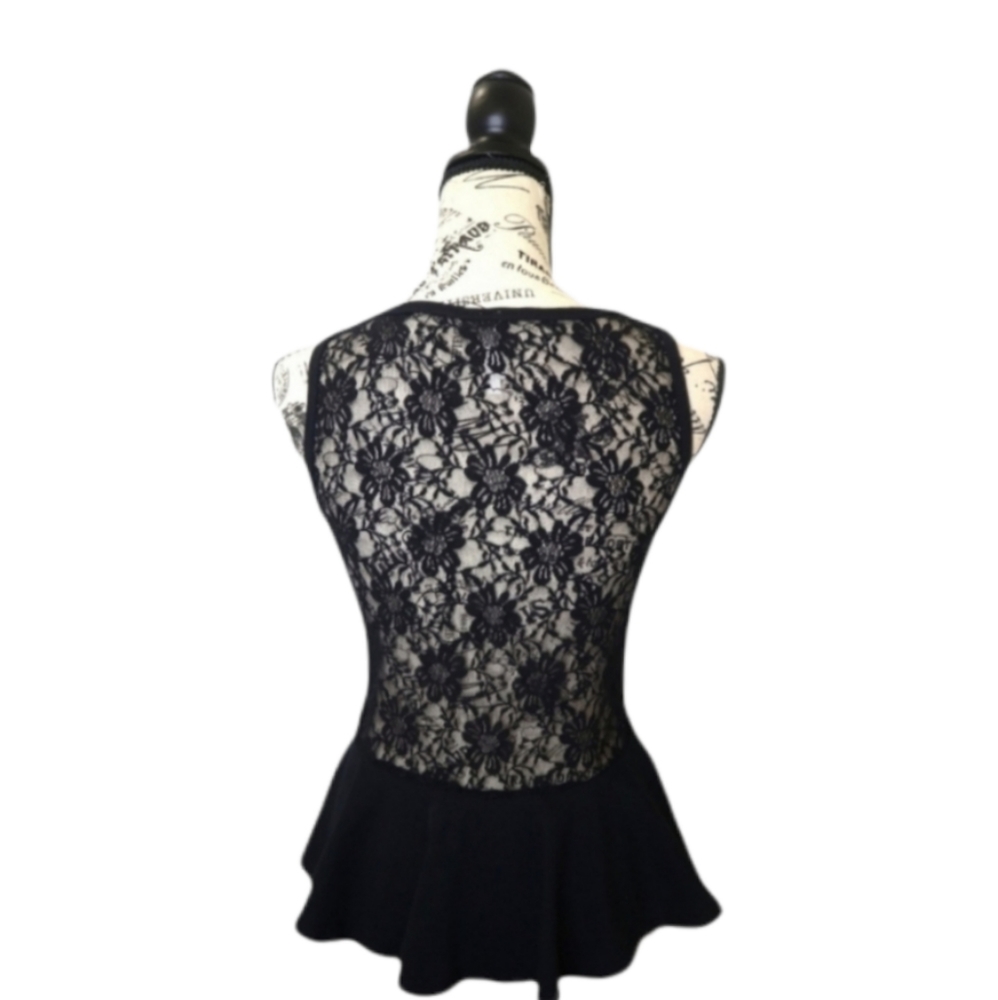 Color Story (NWOT) Black Ruffled Top - Picture 3 of 10